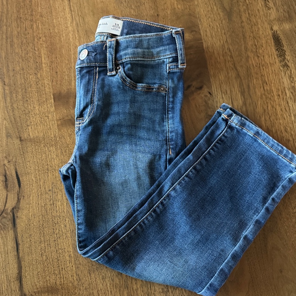 Abercrombie Boys Blue Denim Jeans - Casual Straight Fit